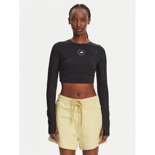 adidas by Stella McCartney Koszulka techniczna Stella McCartney TrueStrength IW3859 Czarny Slim Fit ze sklepu MODIVO w kategorii Bluzki damskie - zdjęcie 182648033