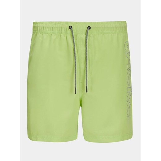 Jack&Jones Junior Szorty kąpielowe Fiji 12253748 Zielony Regular Fit ze sklepu MODIVO w kategorii Kąpielówki chłopięce - zdjęcie 182648083