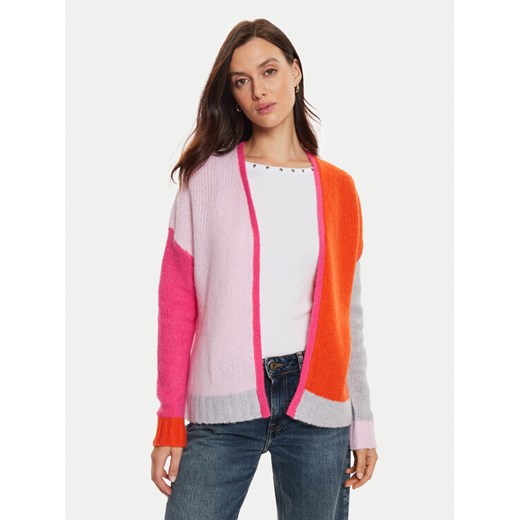 Frieda & Freddies Kardigan 3317 Kolorowy Relaxed Fit ze sklepu MODIVO w kategorii Swetry damskie - zdjęcie 182648111