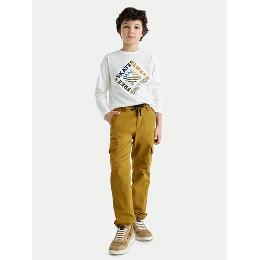 Mayoral Joggery 7541 Żółty Regular Fit ze sklepu MODIVO w kategorii Spodnie chłopięce - zdjęcie 182648180