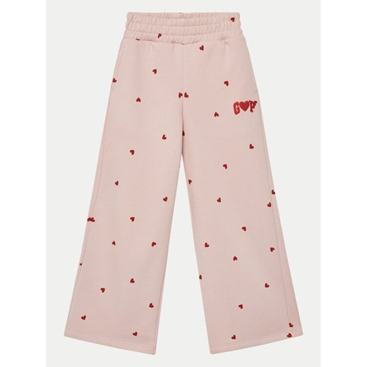 Gap Spodnie dresowe 590876-00 Różowy Regular Fit ze sklepu MODIVO w kategorii Spodnie dziewczęce - zdjęcie 182648191