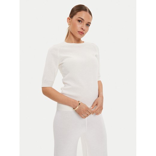 Max Mara Leisure Sweter Cima 24263660 Biały Regular Fit ze sklepu MODIVO w kategorii Swetry damskie - zdjęcie 182648193