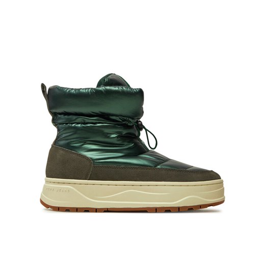 Pepe Jeans Śniegowce PLS50554 Zielony ze sklepu MODIVO w kategorii Śniegowce damskie - zdjęcie 182648290