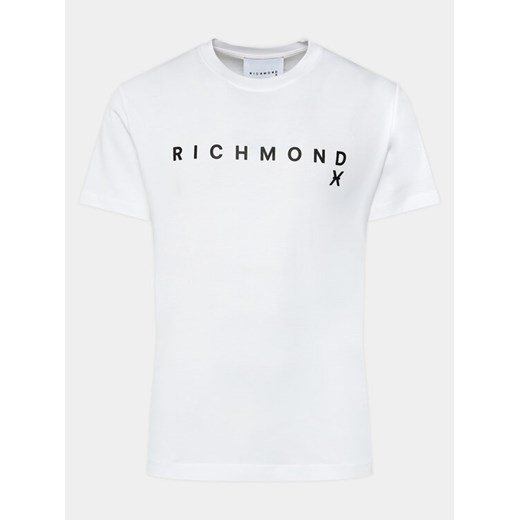 Richmond X T-Shirt Aaron UMP24004TS Biały Regular Fit ze sklepu MODIVO w kategorii T-shirty męskie - zdjęcie 182648334