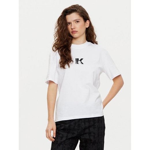 Karl Lagerfeld Jeans T-Shirt A1W17031 Biały Regular Fit XS MODIVO