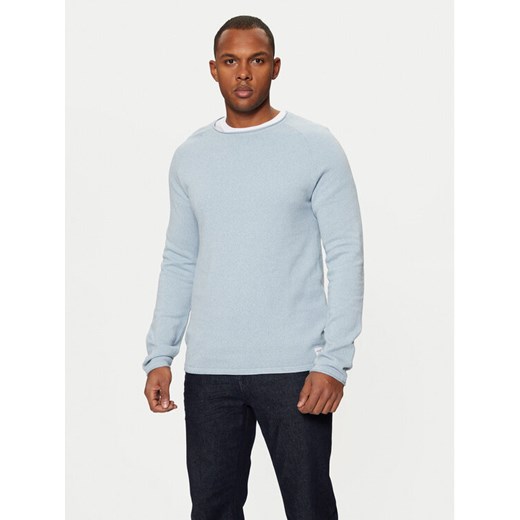 Jack&Jones Sweter 12157321 Błękitny Regular Fit ze sklepu MODIVO w kategorii Swetry męskie - zdjęcie 182648441
