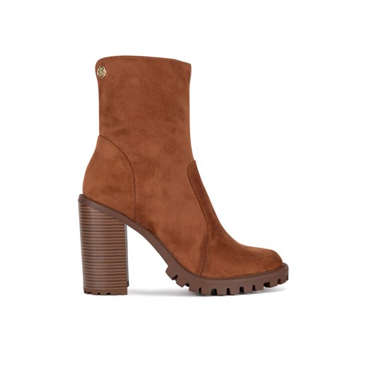 Nine West Botki WFA2947-1 Brązowy ze sklepu MODIVO w kategorii Botki - zdjęcie 182648450