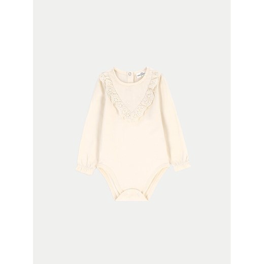 Coccodrillo Body dziecięce ZC4112102EBG Écru ze sklepu MODIVO w kategorii Body niemowlęce - zdjęcie 182648604
