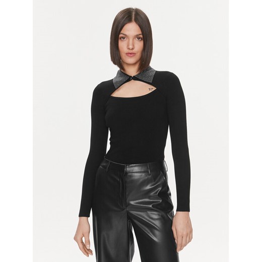 Liu Jo Body MF3354 MS49I Czarny Slim Fit ze sklepu MODIVO w kategorii Bluzki damskie - zdjęcie 182648621