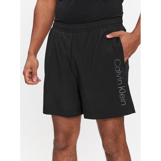 Calvin Klein Performance Szorty sportowe 00GMS4S839 Czarny Regular Fit ze sklepu MODIVO w kategorii Spodenki męskie - zdjęcie 182648641