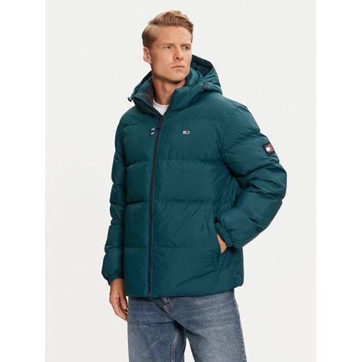 Tommy Jeans Kurtka puchowa Essential DM0DM19786 Niebieski Regular Fit ze sklepu MODIVO w kategorii Kurtki męskie - zdjęcie 182648651