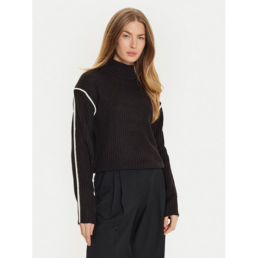 Brave Soul Golf LK-230JOURNEYA Czarny Regular Fit ze sklepu MODIVO w kategorii Swetry damskie - zdjęcie 182648723