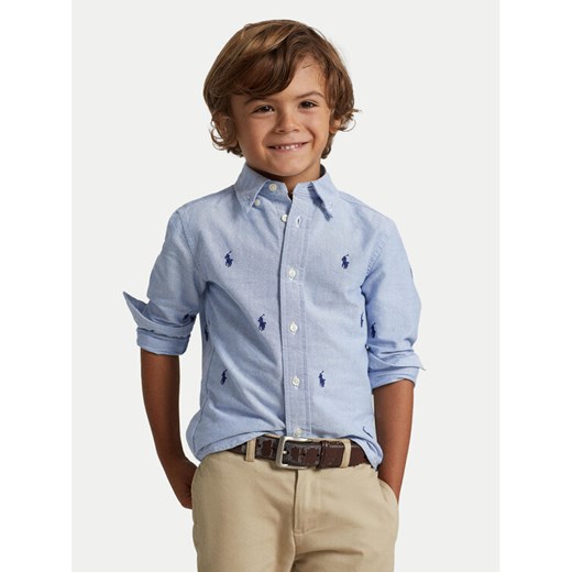 Polo Ralph Lauren Koszula 322878876001 Błękitny Regular Fit ze sklepu MODIVO w kategorii Koszule chłopięce - zdjęcie 182648744