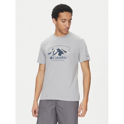 Columbia T-Shirt Path Lake™ II Graphic 1934814 Szary Regular Fit ze sklepu MODIVO w kategorii T-shirty męskie - zdjęcie 182648761