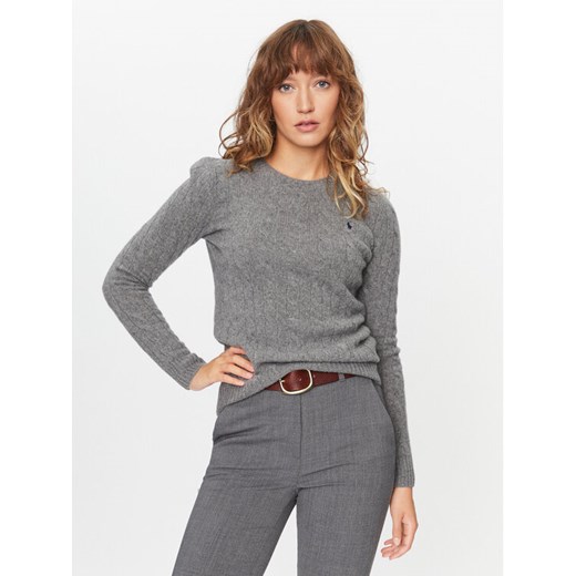 Polo Ralph Lauren Sweter 211910421013 Szary Regular Fit Polo Ralph Lauren XXS MODIVO