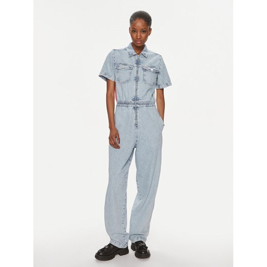 Tommy Jeans Kombinezon DW0DW18112 Niebieski Regular Fit Tommy Jeans XXS MODIVO