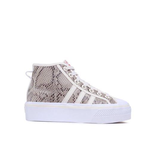 adidas Trampki Nizza Platform Mid Shoes HQ1981 Beżowy ze sklepu MODIVO w kategorii Trampki damskie - zdjęcie 182648850
