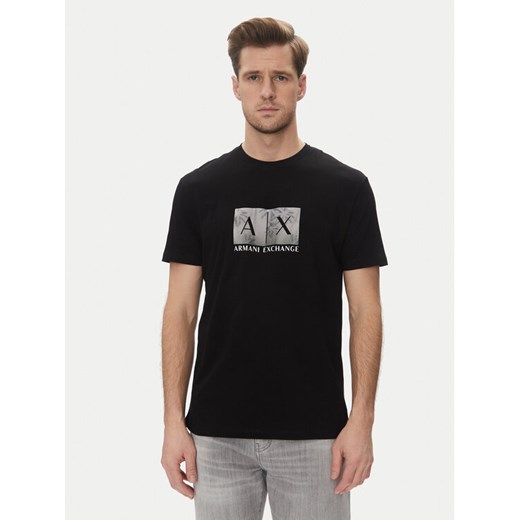 Armani Exchange T-Shirt XM000555 AF10358 UC001 Czarny Regular Fit ze sklepu MODIVO w kategorii T-shirty męskie - zdjęcie 182648860