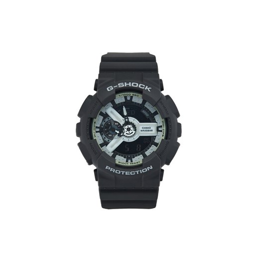 G-Shock Zegarek Hidden Glow GA-110HD-8AER Szary ze sklepu MODIVO w kategorii Zegarki - zdjęcie 182648871