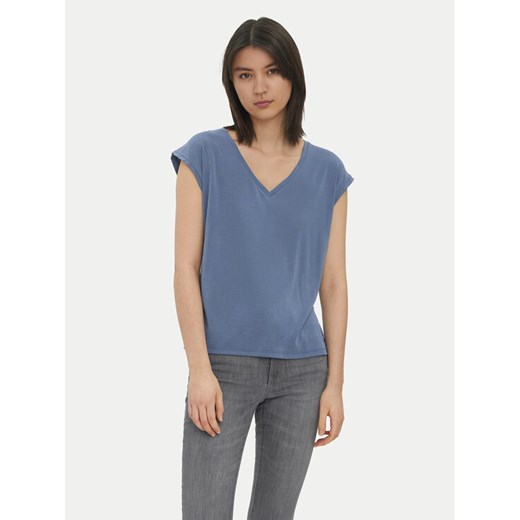 Vero Moda T-Shirt Filli 10247666 Niebieski Regular Fit ze sklepu MODIVO w kategorii Bluzki damskie - zdjęcie 182648880
