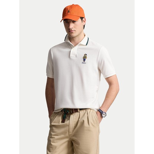 Polo Ralph Lauren Polo 710867574004 Biały Classic Fit Polo Ralph Lauren XXL MODIVO