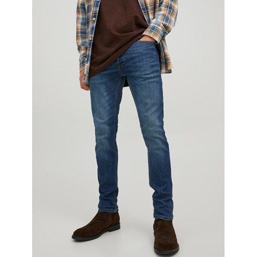 Jack&Jones Jeansy Glenn 12224987 Granatowy Slim Fit ze sklepu MODIVO w kategorii Jeansy męskie - zdjęcie 182649014