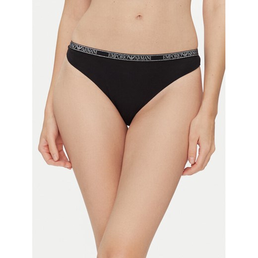 Emporio Armani Underwear Komplet 2 par fig klasycznych EW000406 AF10889 MC005 Czarny ze sklepu MODIVO w kategorii Majtki damskie - zdjęcie 182649022