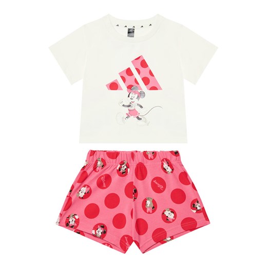 adidas Komplet t-shirt i spodenki Disney Mickey Mouse JF3626 Kolorowy Regular Fit ze sklepu MODIVO w kategorii Komplety niemowlęce - zdjęcie 182649024