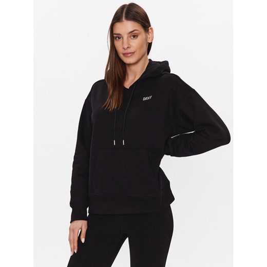 DKNY Sport Bluza DP2T9057 Czarny Classic Fit ze sklepu MODIVO w kategorii Bluzy damskie - zdjęcie 182649043