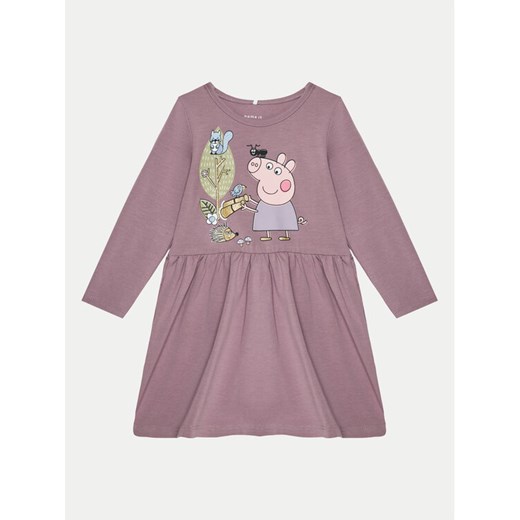 NAME IT Sukienka codzienna 13238551 Różowy Regular Fit ze sklepu MODIVO w kategorii Sukienki dziewczęce - zdjęcie 182649052