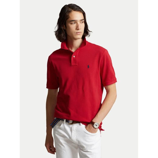 Polo Ralph Lauren Polo Core Replen 710666998 Czerwony Custom Slim Fit ze sklepu MODIVO w kategorii T-shirty męskie - zdjęcie 182649084