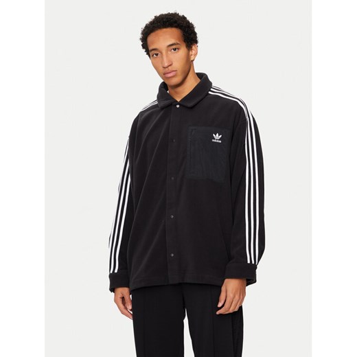 adidas Polar adicolor IZ1834 Czarny Loose Fit ze sklepu MODIVO w kategorii Bluzy męskie - zdjęcie 182649202