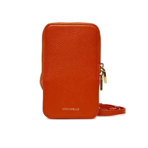 Coccinelle Torebka na telefon E5 MI5 27 01 01 Pomarańczowy ze sklepu MODIVO w kategorii Etui - zdjęcie 182649284