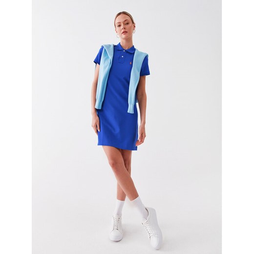 Polo Ralph Lauren Sukienka codzienna 211799490007 Niebieski Regular Fit ze sklepu MODIVO w kategorii Sukienki - zdjęcie 182649290