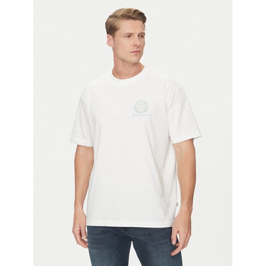 Guess Jeans T-Shirt M5GI56 K8FQ4 Biały Regular Fit ze sklepu MODIVO w kategorii T-shirty męskie - zdjęcie 182649303