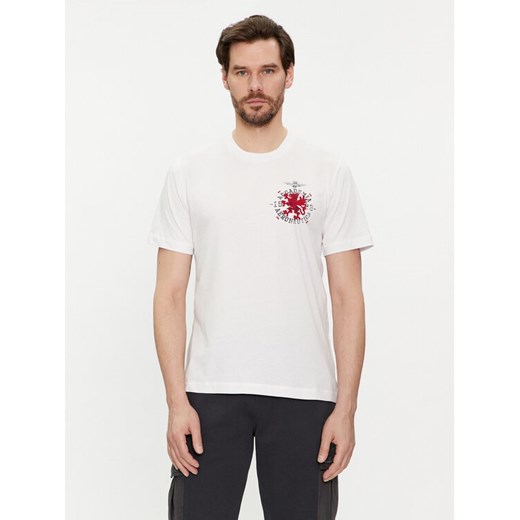 Aeronautica Militare T-Shirt 241TS2201J629 Biały Regular Fit ze sklepu MODIVO w kategorii T-shirty męskie - zdjęcie 182649310