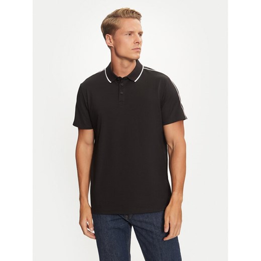 Guess Polo M4YP40 KARS0 Czarny Regular Fit ze sklepu MODIVO w kategorii T-shirty męskie - zdjęcie 182649481