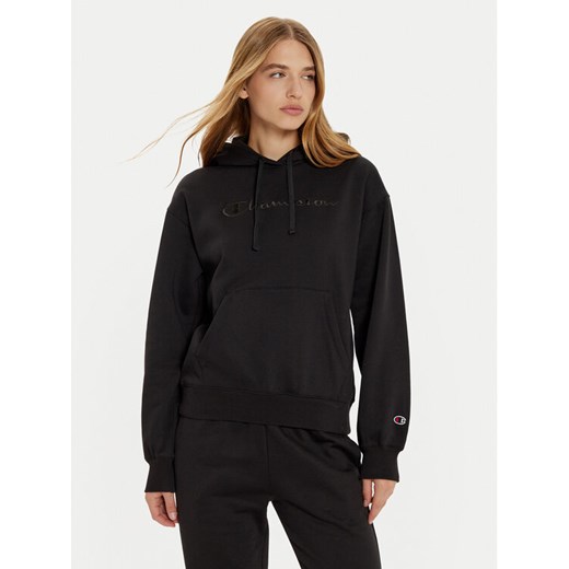 Champion Bluza 117581 Czarny Regular Fit ze sklepu MODIVO w kategorii Bluzy damskie - zdjęcie 182649482