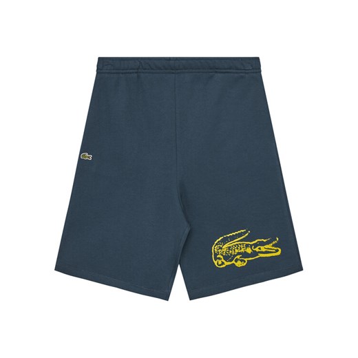 Lacoste Szorty sportowe GJ8470 Granatowy Regular Fit ze sklepu MODIVO w kategorii Spodenki chłopięce - zdjęcie 182649531