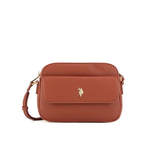 U.S. Polo Assn. Torebka BIUXT6313WVP Pomarańczowy ze sklepu MODIVO w kategorii Listonoszki - zdjęcie 182649592