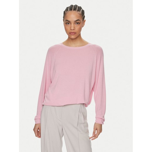 Kontatto Sweter 3M2020C Różowy Relaxed Fit ze sklepu MODIVO w kategorii Swetry damskie - zdjęcie 182649614