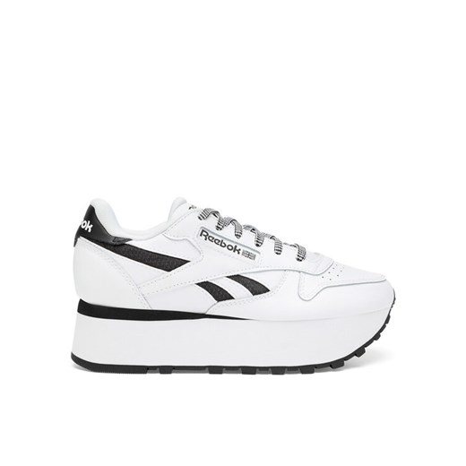 Reebok Sneakersy CLASSIC LEATHER TRIPLE LIFT 100209620 Biały ze sklepu MODIVO w kategorii Buty sportowe damskie - zdjęcie 182649644