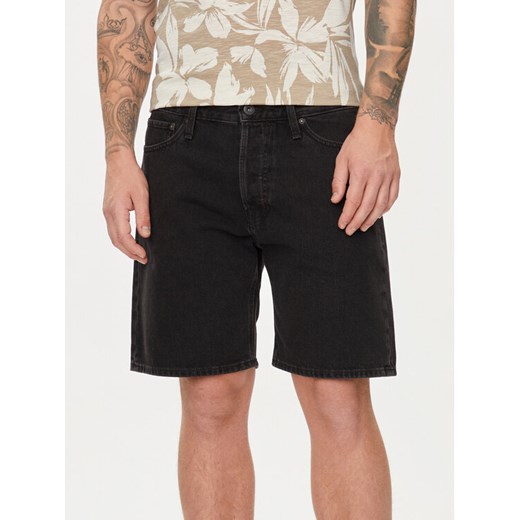 Jack&Jones Szorty jeansowe Chris Cooper 12252866 Czarny Relaxed Fit XL MODIVO