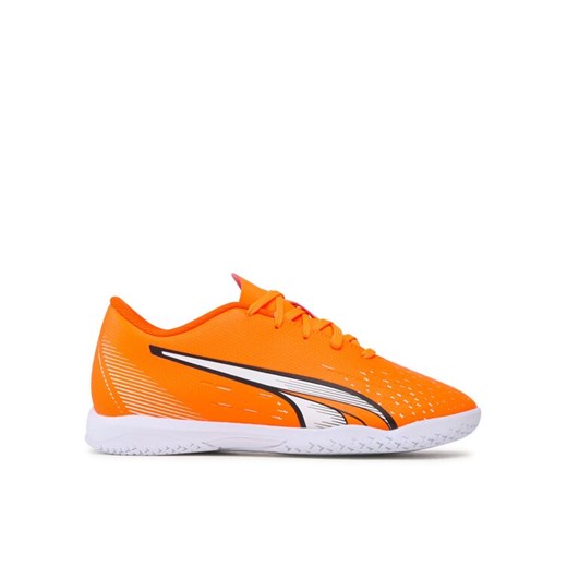 Puma Buty do piłki nożnej Ultra Play It Jr 107237 01 Pomarańczowy ze sklepu MODIVO w kategorii Buty sportowe damskie - zdjęcie 182649803