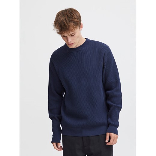Solid Sweter 21108052 Niebieski Regular Fit ze sklepu MODIVO w kategorii Swetry męskie - zdjęcie 182649873