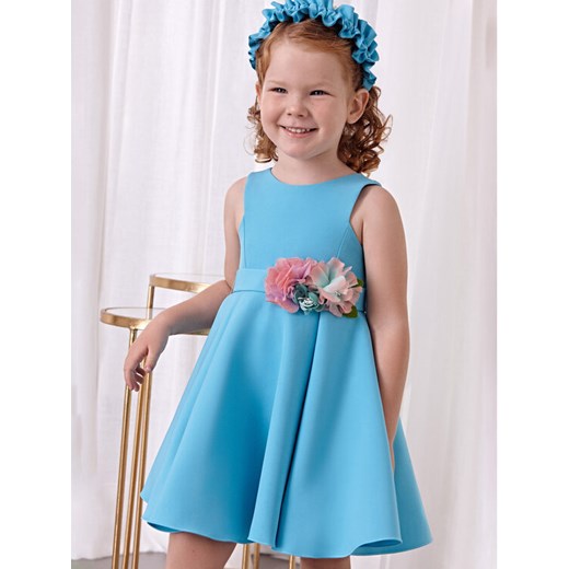 Abel & Lula Sukienka elegancka 5062 Niebieski Regular Fit ze sklepu MODIVO w kategorii Sukienki dziewczęce - zdjęcie 182649893