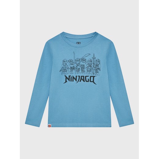LEGO Bluzka 12010657 Niebieski Regular Fit ze sklepu MODIVO w kategorii T-shirty chłopięce - zdjęcie 182649934