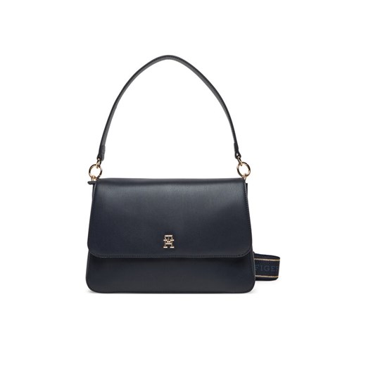 Tommy Hilfiger Torebka Th Joy Shoulder Bag AW0AW16815 Granatowy ze sklepu MODIVO w kategorii Listonoszki - zdjęcie 182649953