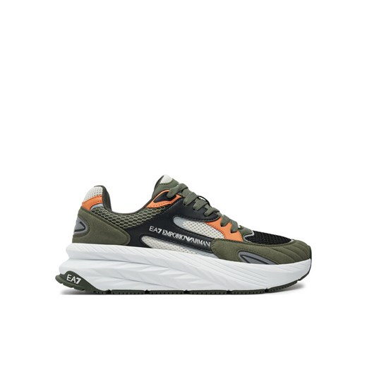 EA7 Emporio Armani Sneakersy X8X178 XK382 U035 Zielony ze sklepu MODIVO w kategorii Buty sportowe męskie - zdjęcie 182650094