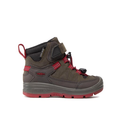 Keen Trekkingi Redwood Mid Wp 1023881 Zielony ze sklepu MODIVO w kategorii Buty trekkingowe dziecięce - zdjęcie 182650112